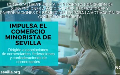 Convocatoria para la concesión de subvenciones 2019 a Asociaciones, Federaciones y Confederaciones de comerciantes para la activación del comercio minorista