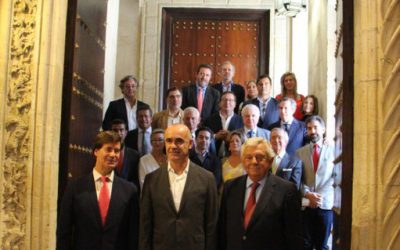 Ayuntamiento, CES y Cámara de Comercio firman una declaración por el turismo de Sevilla, a la que asiste el Vicepresidente de Aprocom, y que servirá de base para un futuro pacto con todos los agentes sociales y económicos.