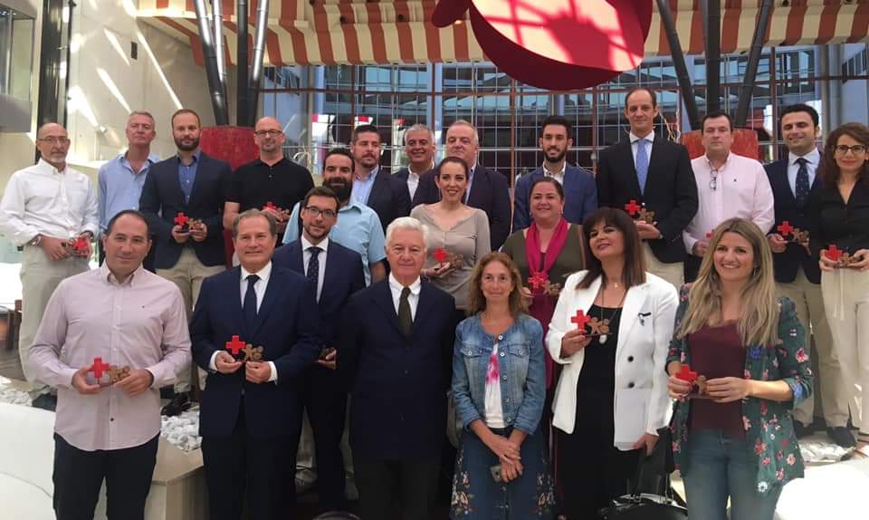 Los comercios de Aprocom reciben el reconocimiento a empresas 2019 por parte de Cruz Roja