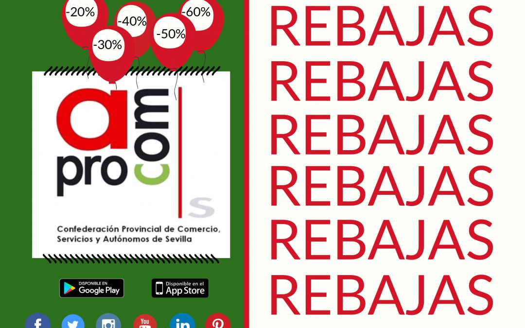 Aprocom presenta la Campaña de Rebajas para dar visibilidad a todos sus establecimientos.