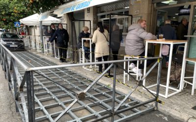 Los veladores que se aumentaron en el Covid serán suprimidos en septiembre