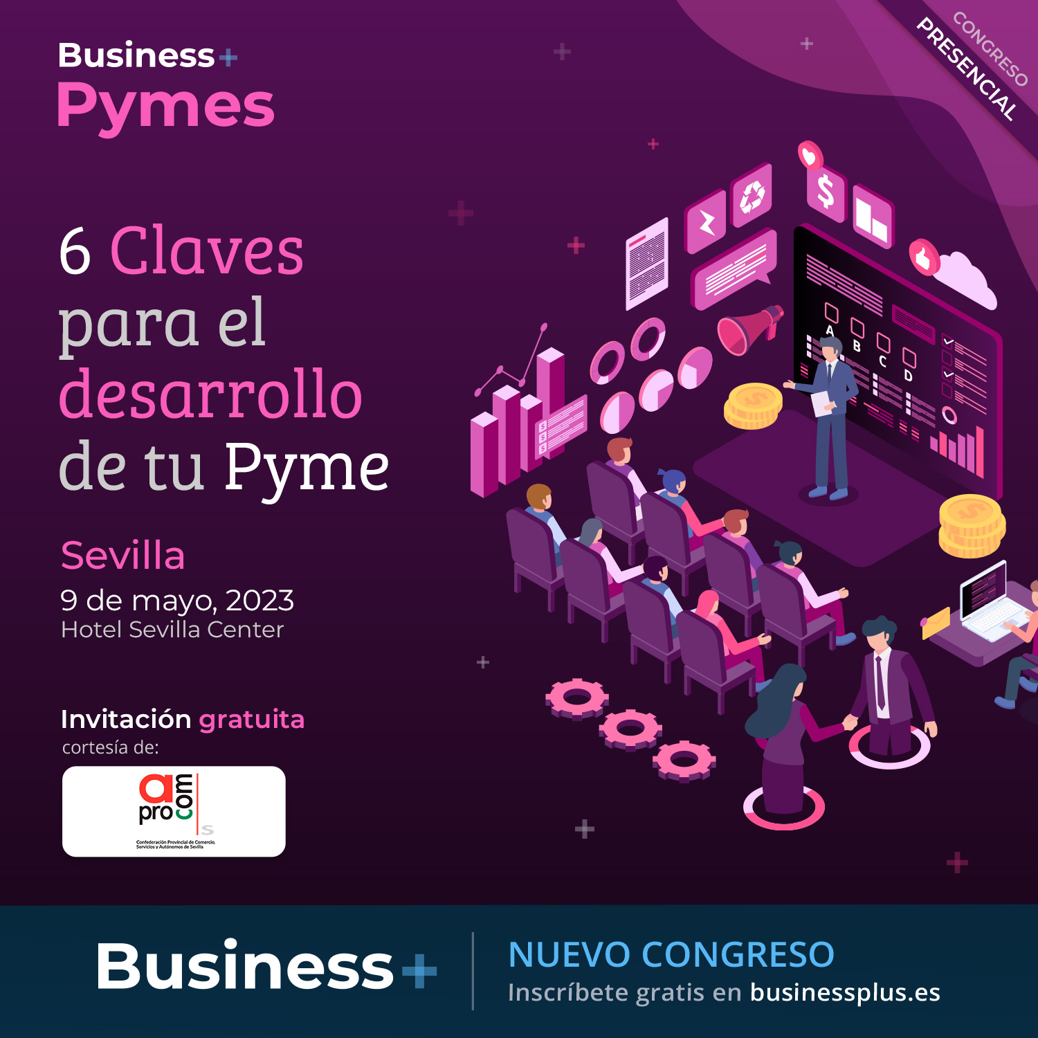 Aprocom participa como partner en “Foro Empresa 2024”, el evento para impulsar a la pequeña y mediana empresa