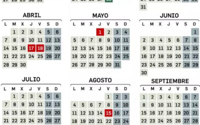 Calendario laboral de Andalucía 2025: días festivos y puentes