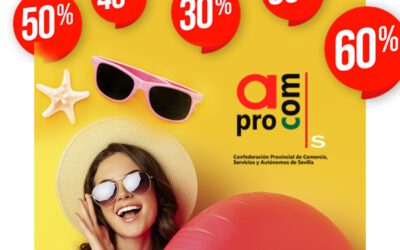 Aprocom ha realizado hoy la primera de sus acciones de promoción del comercio de cara a las rebajas y vacaciones de verano.