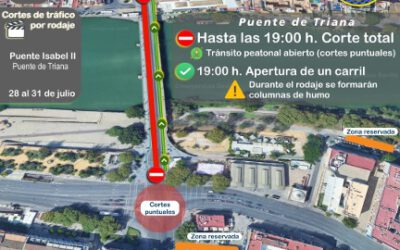 El puente de Triana, cortado por una serie de Netflix