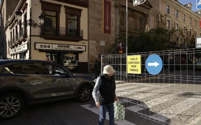 El Ayuntamiento ha activado hoy jueves la fase 2 de la obra de ampliación de la BTR Santa Justa-Plaza del Duque con el corte al tráfico de la calle Laraña