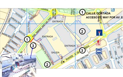 Desde el 25 noviembre se activa la reordenación del tráfico rodado en los accesos al centro comercial Way Dos Hermanas