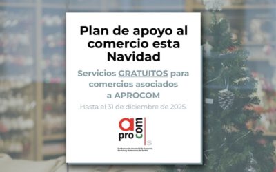 Esta Navidad, tu comercio no camina solo. Servicios gratuitos para comercios asociados hasta diciembre de 2025.