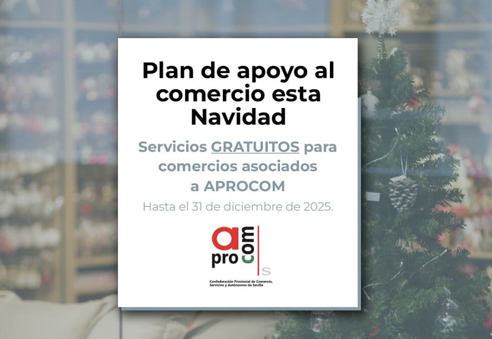 Esta Navidad, tu comercio no camina solo. Servicios gratuitos para comercios asociados hasta diciembre de 2025.