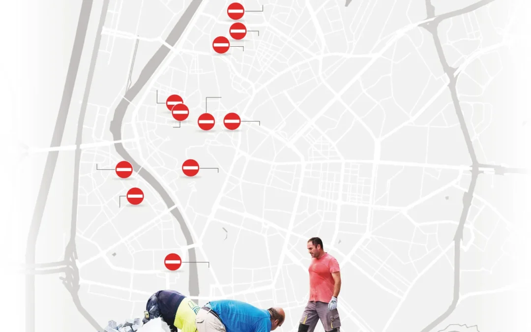 Así queda el mapa de los cortes de tráfico para este verano en Sevilla